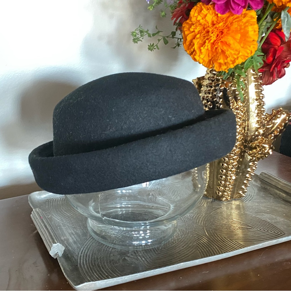 Urban outfitters wool rolled brim hat